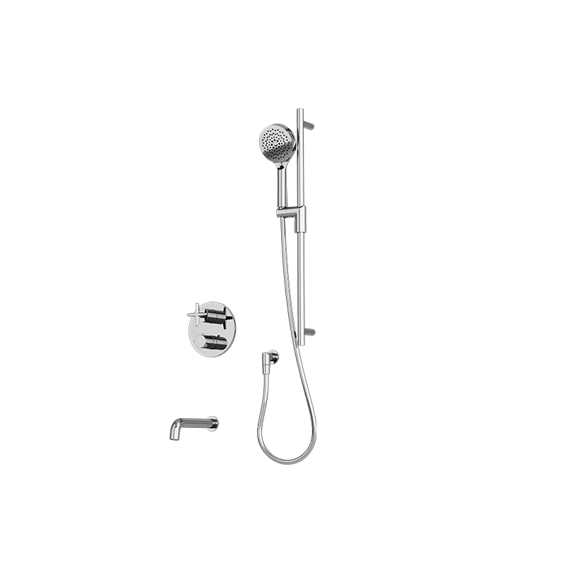 Rubi Lexa 1/2'' Thermostatic Shower Kit Chrome