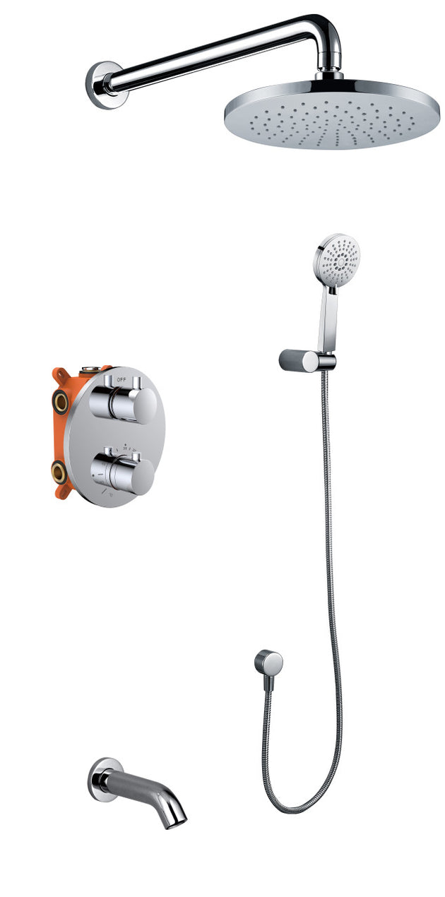Royal Enzo 3 Way Thermostatic Shower Chrome