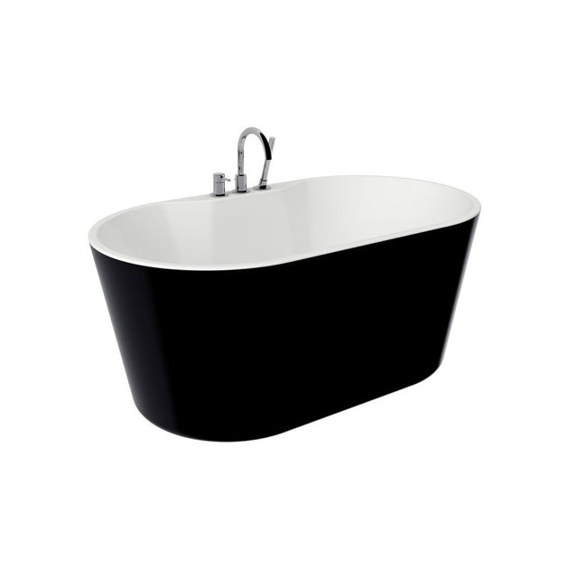 Bain Signature Juliet-black - Artistic bathtub 56 Matt Black / White Interior