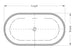Zena 67" Freestanding Bath Tub Matt White