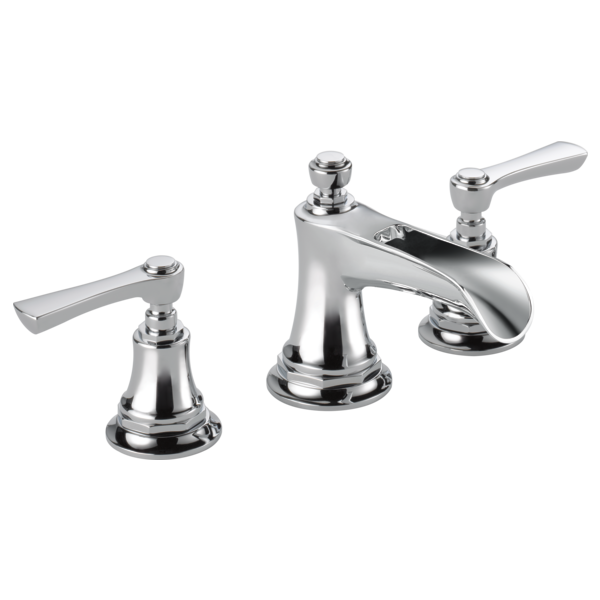 BRIZO ROOK® Widespread Lavatory Faucet with Channel Spout - Less Handles 1.2 GPM - Polished Chrome - HL5360-PC