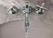 BRIZO ROOK® Widespread Lavatory Faucet with Channel Spout - Less Handles 1.2 GPM - Polished Chrome