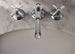 BRIZO ROOK® Widespread Lavatory Faucet with Channel Spout - Less Handles 1.2 GPM - Polished Chrome