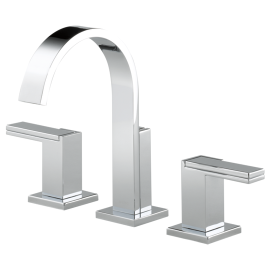 BRIZO SIDERNA® Widespread Lavatory Faucet - Less Handles 1.2 GPM - Polished Chrome