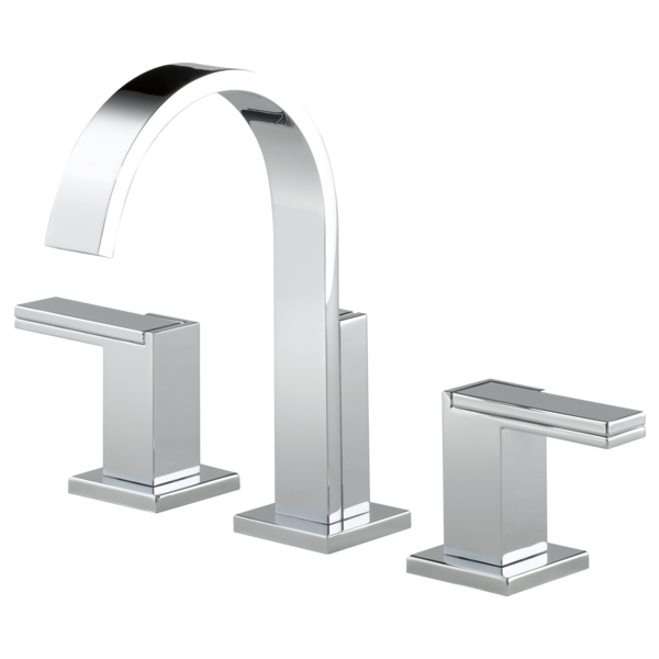 BRIZO SIDERNA® Widespread Lavatory Faucet - Less Handles 1.2 GPM - Polished Chrome