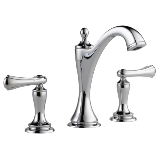 BRIZO CHARLOTTE® Widespread Lavatory Faucet - Less Handles 1.5 GPM - Polished Chrome