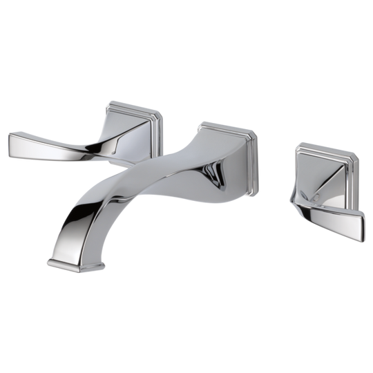 BRIZO VIRAGE® Two-Handle Wall Mount Lavatory Faucet 1.5 GPM - Polished Chrome