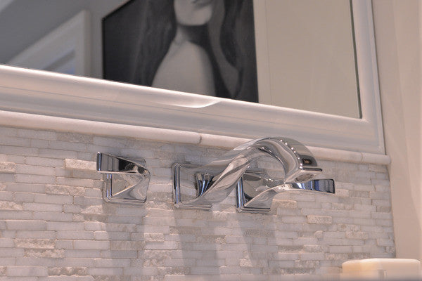 BRIZO VIRAGE® Two-Handle Wall Mount Lavatory Faucet 1.5 GPM - Polished Chrome