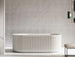 Zena 67" Freestanding Bath Tub Matt White