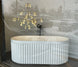 Zena 67" Freestanding Bath Tub Matt White
