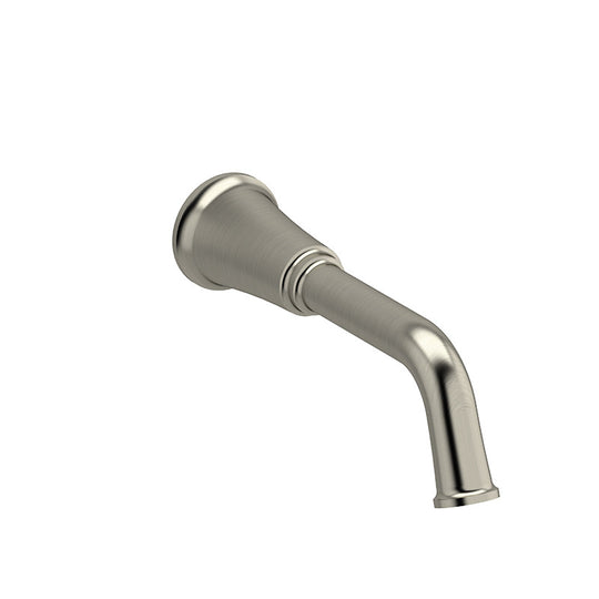 Riobel Wall-Mount Tub Spout Brushed Nickel - MMSQ80BN