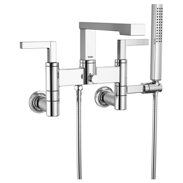 BRIZO FRANK LLOYD WRIGHT® BY BRIZO® Two-Handle Tub Filler Trim Kit with Lever Handles - Polished Chrome