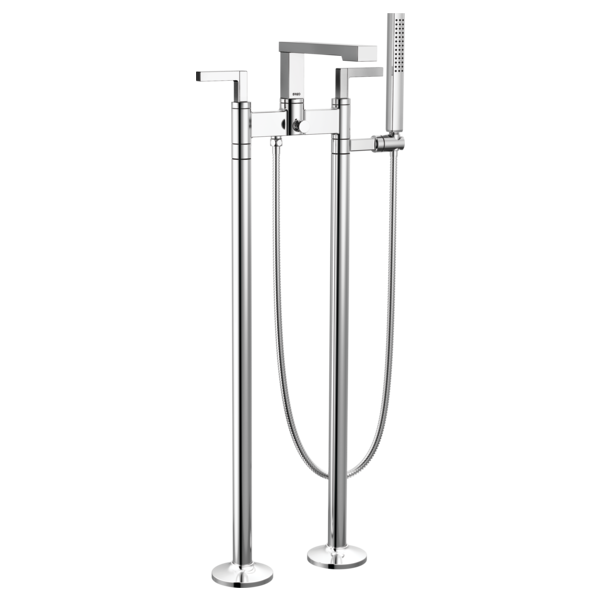 BRIZO FRANK LLOYD WRIGHT® BY BRIZO® Two-Handle Tub Filler Trim Kit with Lever Handles - Polished Chrome - T70322-PC - T70310-PCLHP - T71766-PC - R70200