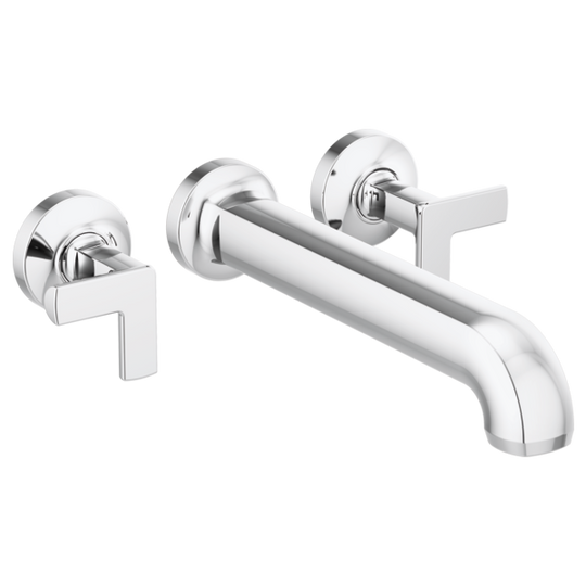 BRIZO KINTSU® Two Handle Wall Mount Tub Filler - Polished Chrome