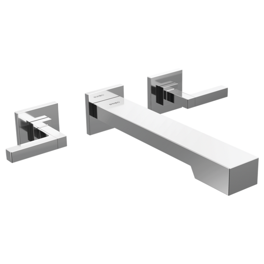 BRIZO FRANK LLOYD WRIGHT® BATH COLLECTION BY BRIZO® Two-Handle Wall Mount Tub Filler - Less Handles - Polished Chrome