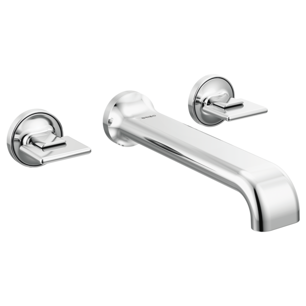 BRIZO ALLARIA™ Two-Handle Wall Mount Tub Filler - Less Handles - Polished Chrome - HK70469-PC