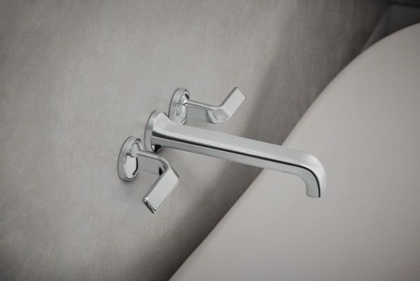 BRIZO ALLARIA™ Two-Handle Wall Mount Tub Filler - Less Handles - Polished Chrome