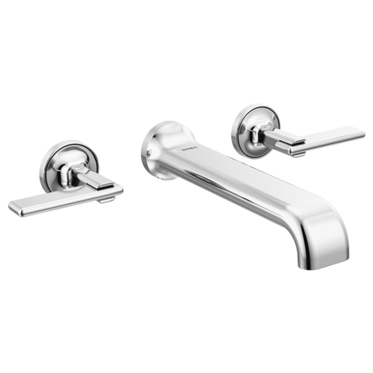 BRIZO ALLARIA™ Two-Handle Wall Mount Tub Filler - Less Handles - Polished Chrome