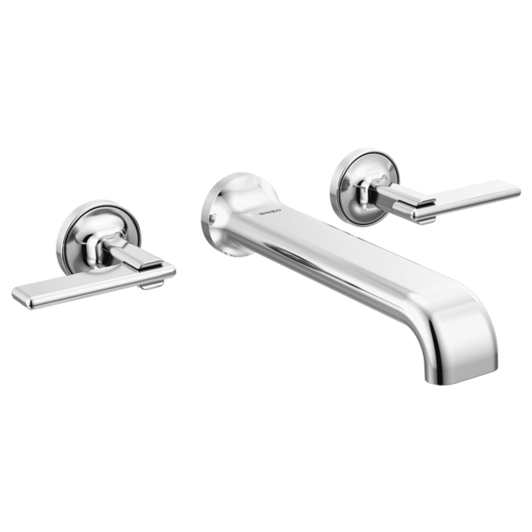 BRIZO ALLARIA™ Two-Handle Wall Mount Tub Filler - Less Handles - Polished Chrome