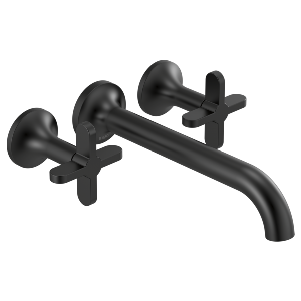 BRIZO JASON WU FOR BRIZO™ Two-Handle Wall Mount Tub Filler - Less Handles - Matte Black