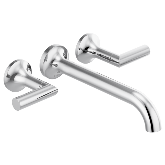 BRIZO ODIN® Two-Handle Wall Mount Tub Filler - Polished Chrome