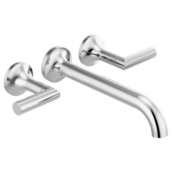 BRIZO ODIN® Two-Handle Wall Mount Tub Filler - Polished Chrome