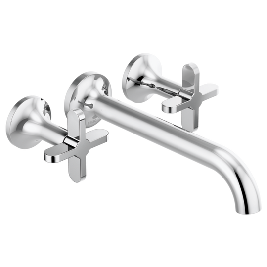 BRIZO ODIN® Two-Handle Wall Mount Tub Filler - Polished Chrome - HX70475-PC