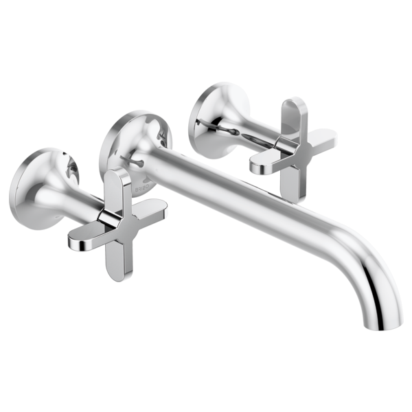 BRIZO ODIN® Two-Handle Wall Mount Tub Filler - Polished Chrome - HX70475-PC