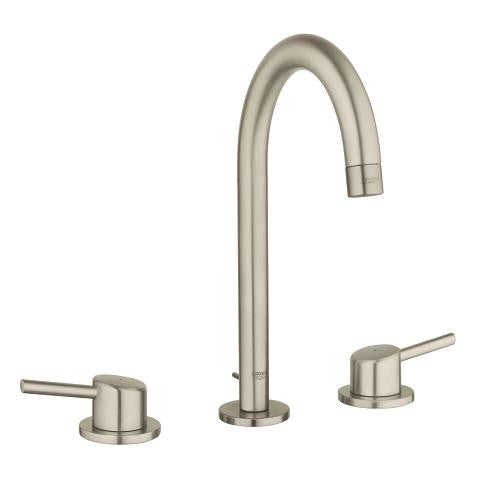 Grohe Concetto 8" Widespread Two-Handle Bathroom Faucet L-Size Brushed Nickel Finish