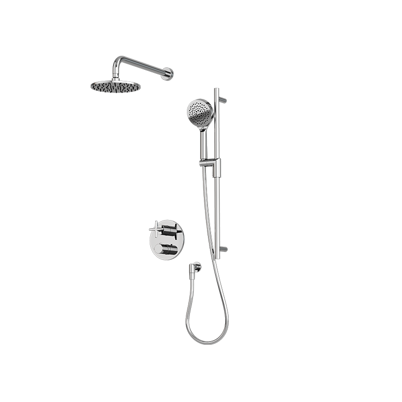 Rubi Lexa 1/2'' Thermostatic Shower Kit - Chrome