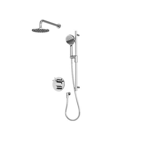 Rubi Lexa 1/2'' Thermostatic Shower Kit - Chrome