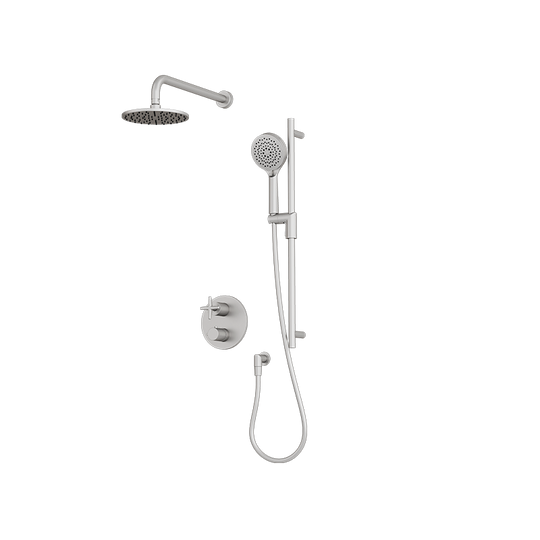 Rubi Lexa 1/2'' Thermostatic Shower Kit - Stainless Steel