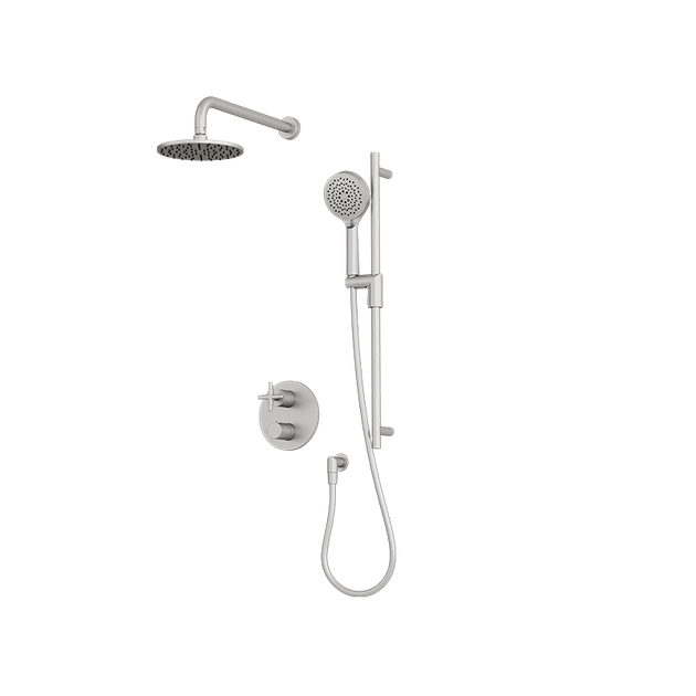 Rubi Lexa 1/2'' Thermostatic Shower Kit - Stainless Steel