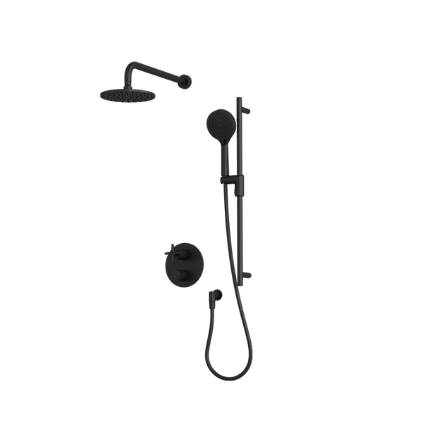Rubi Lexa 1/2'' Thermostatic Shower Kit - Matte Black