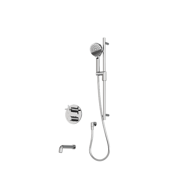 Rubi Lexa 1/2'' Thermostatic Shower Kit Chrome