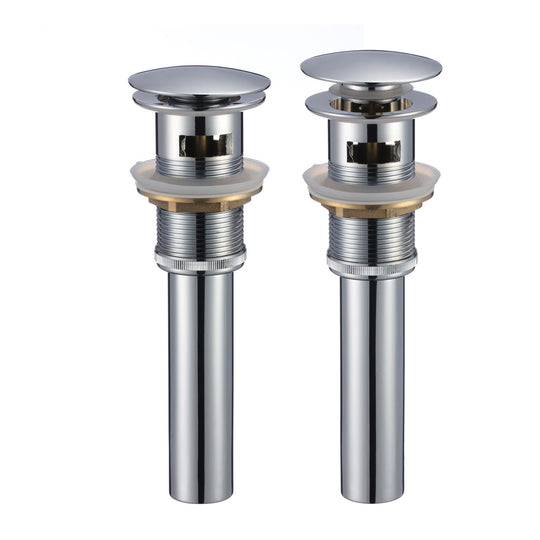 Royal Pop-up Drain With Overflow Chrome